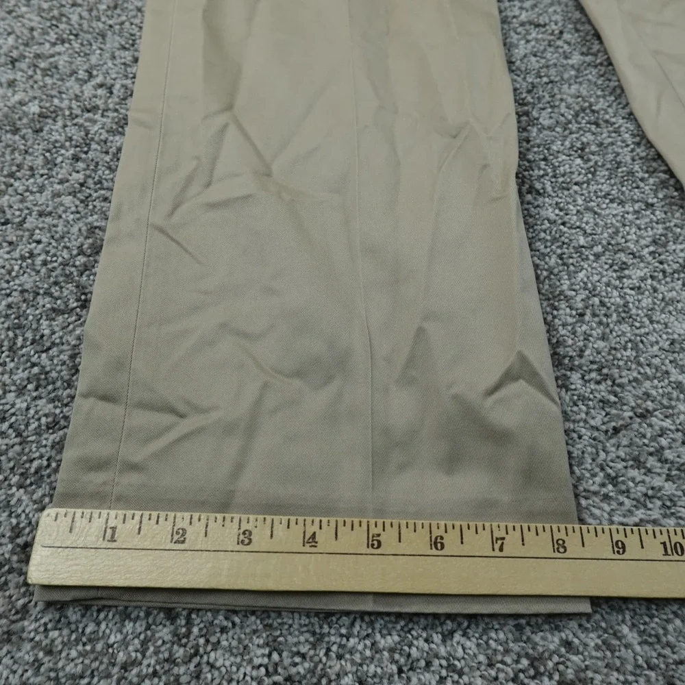 Banana Republic Pants Mens 34X34 Beige Brown Chino Trouser Slim Fit Flat Front